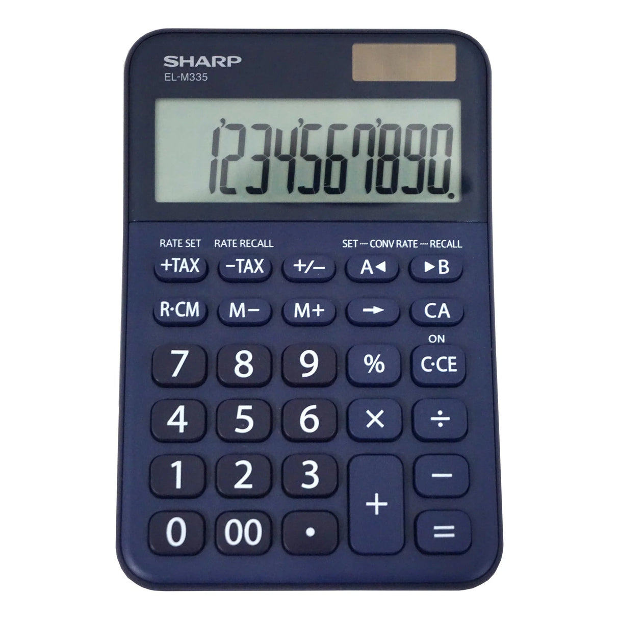 10-digit extra large desktop calculator with big buttons and clear display