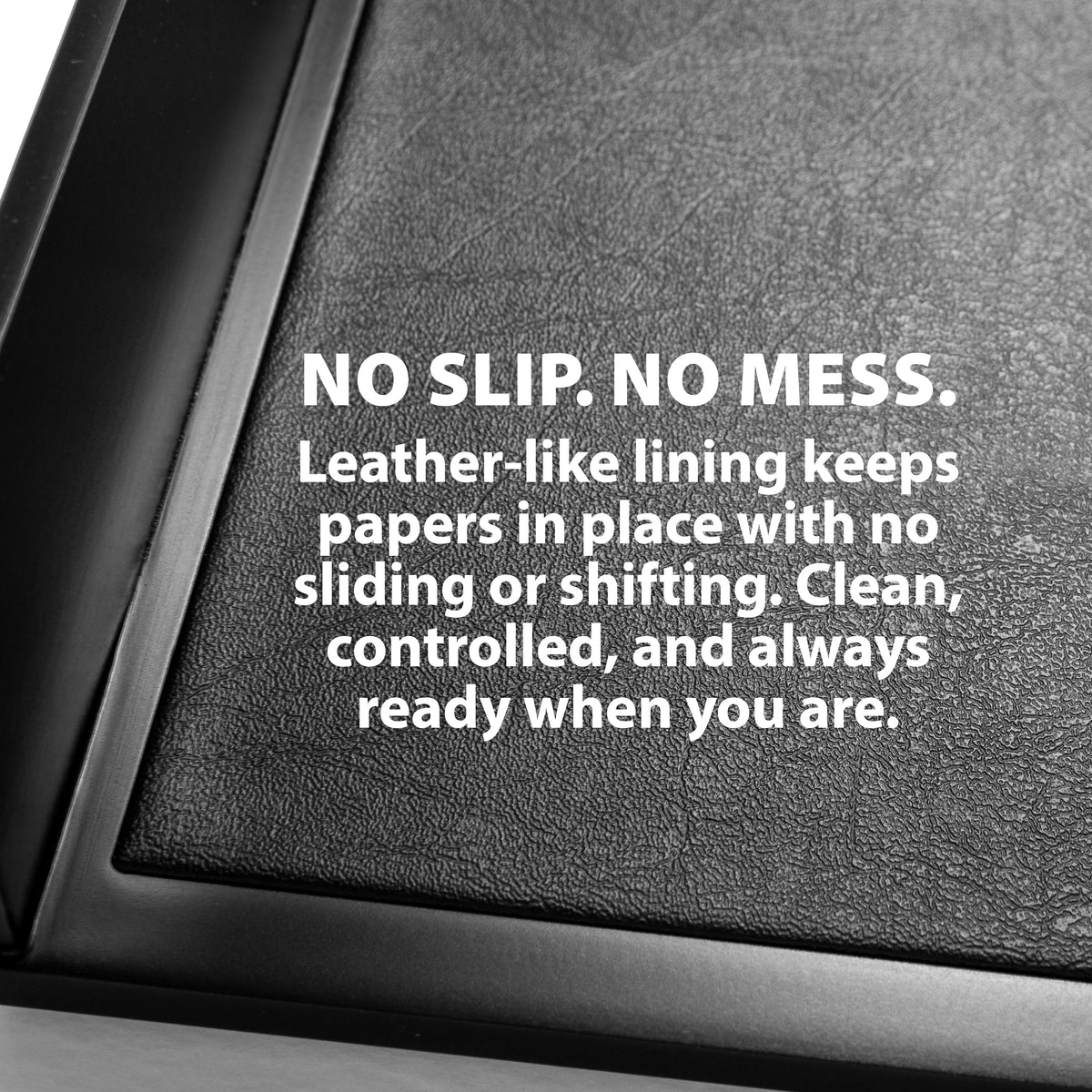 VICTOR® Stacking Letter Tray Desk Organizer – Solid Wood Side-Load Paper Tray - Stackable up to 5 High