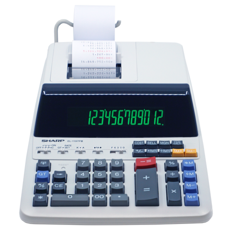 12-Digit Extra Heavy-Duty Commercial Printing Calculator