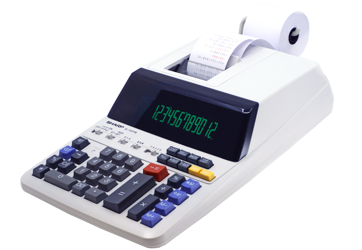 12-Digit Extra Heavy-Duty Commercial Printing Calculator