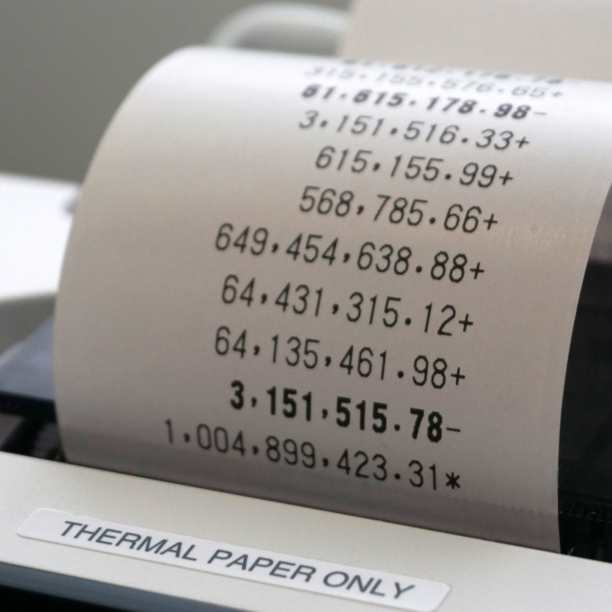 12-Digit Thermal Print Calculator