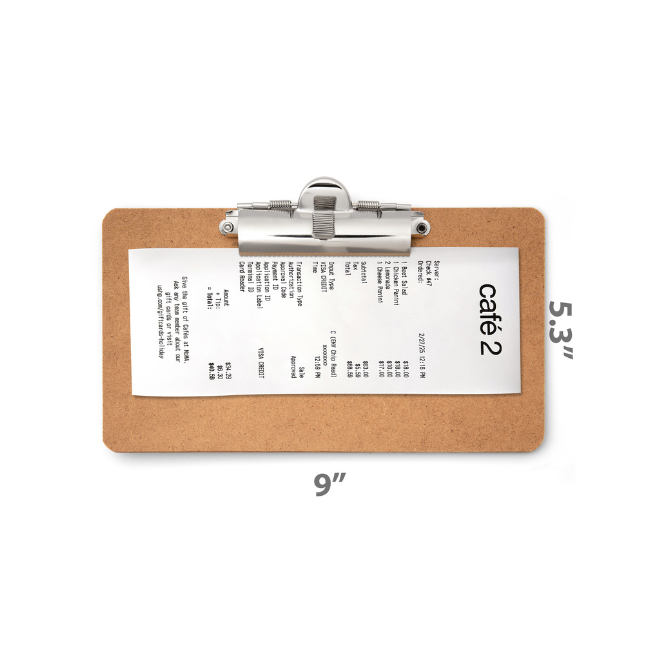 12-Pack 5-inch x 9-inch Memo Clipboard with Low Profile Metal Side Clip & Pen Holder