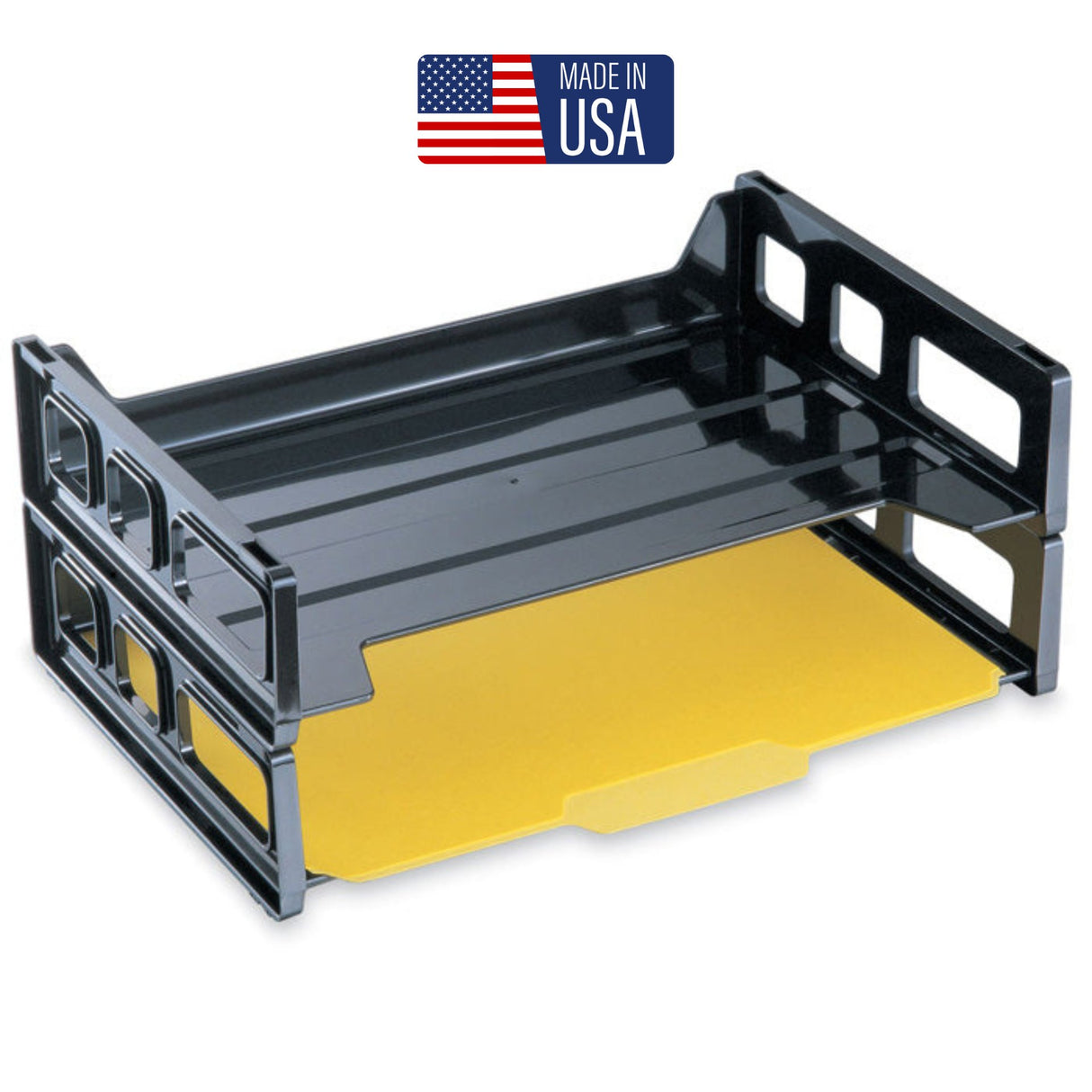 2-Pack Front Load Letter Tray