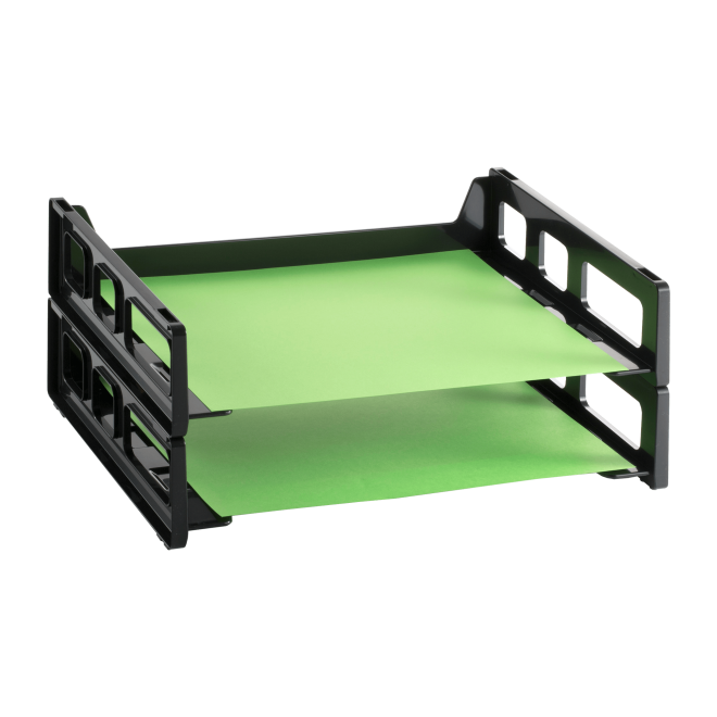 2-Pack VICTOR® Stacking Letter Tray