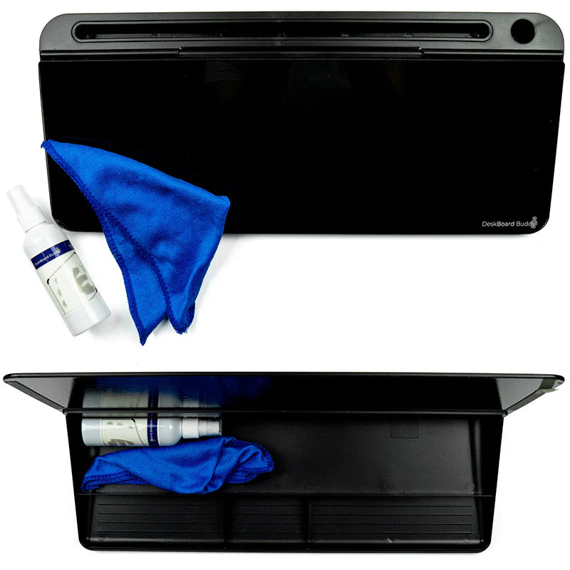 Glass Whiteboard Cleaning Kit for DeskBoard Buddy – Streak-Free Cleaner + Microfiber Cloth