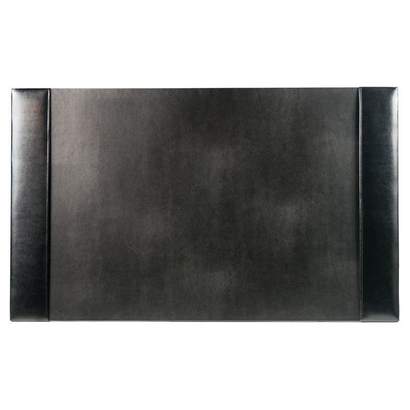 Dacasso Black Bonded Leather 30" x 18" Desk Pad