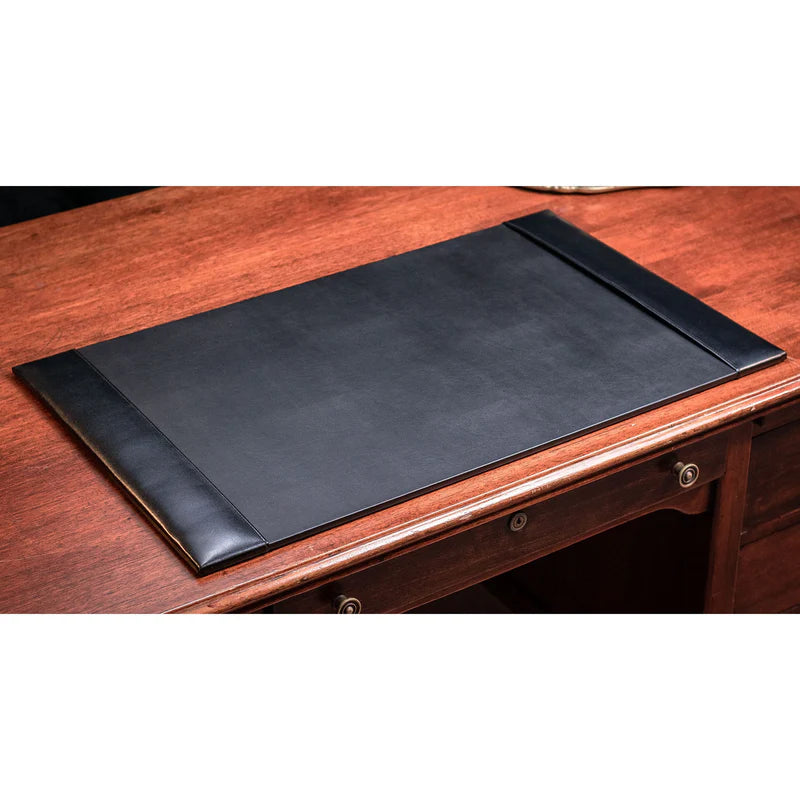 Dacasso Black Bonded Leather 30" x 18" Desk Pad