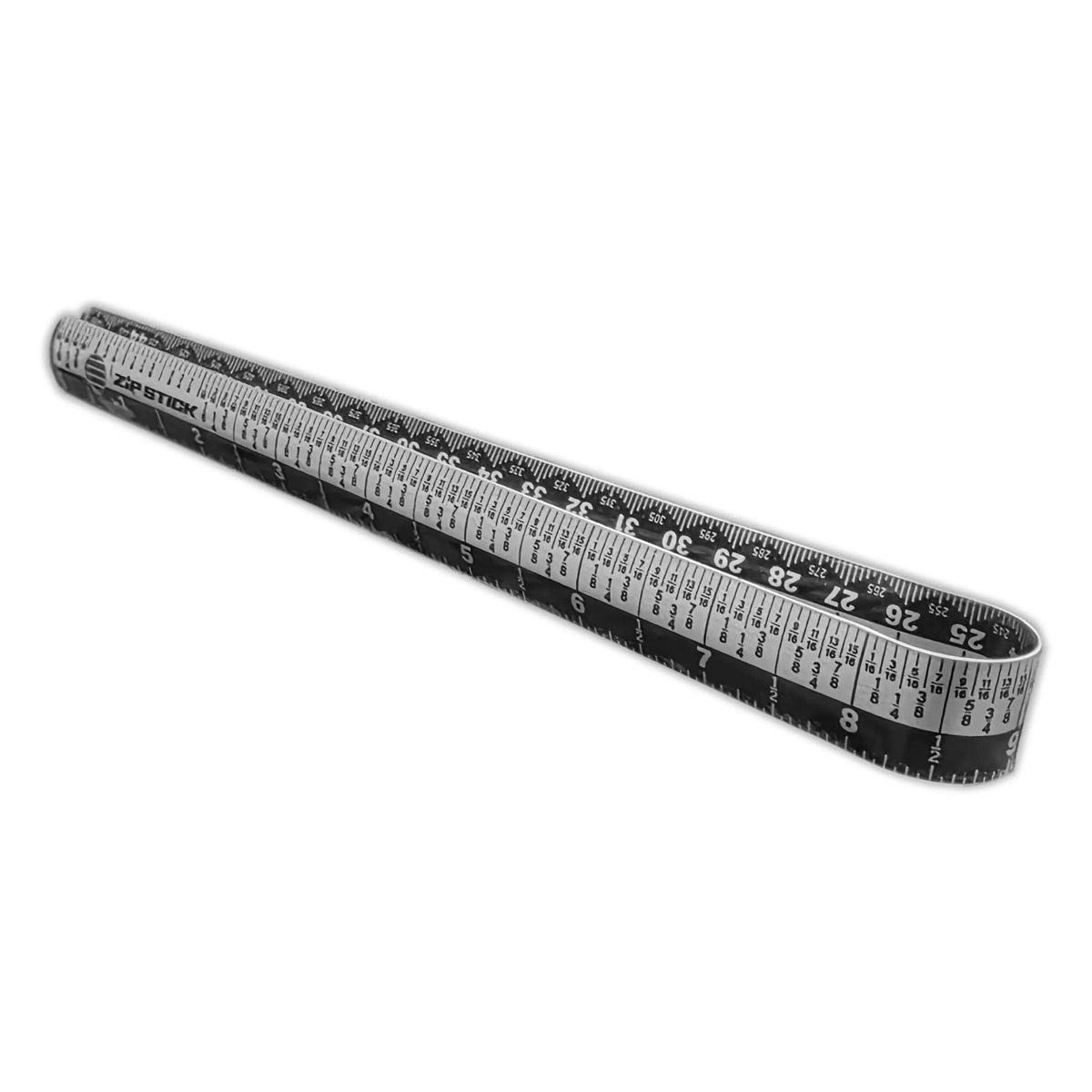 Victor Zip Stick 18 inch magnetic ruler with measurement markings on a white background