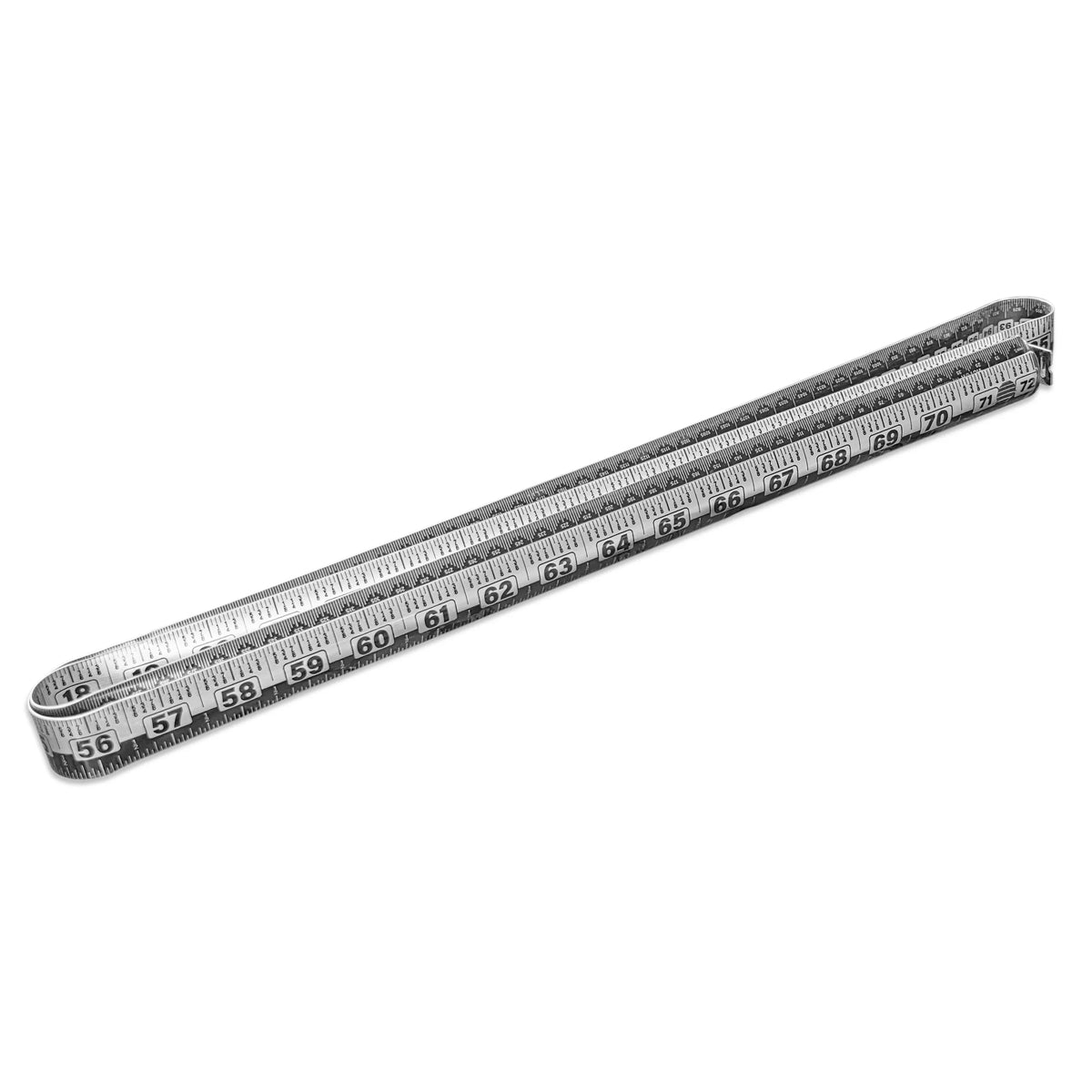 Victor Zip Stick 72 inch ProSpan magnetic measuring tool extended on a white background