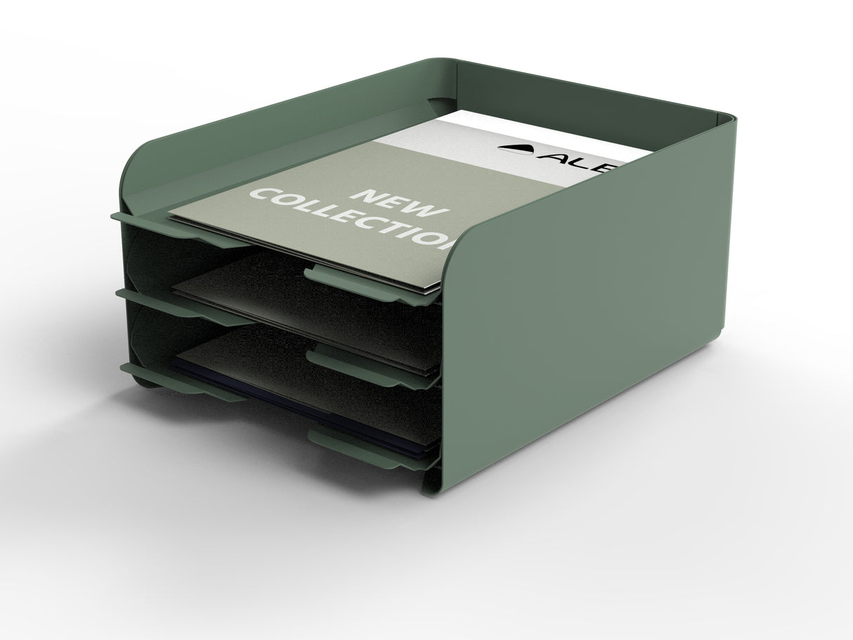 Alba O'desk Metal Storage Module – 3 Pull-Out Drawers