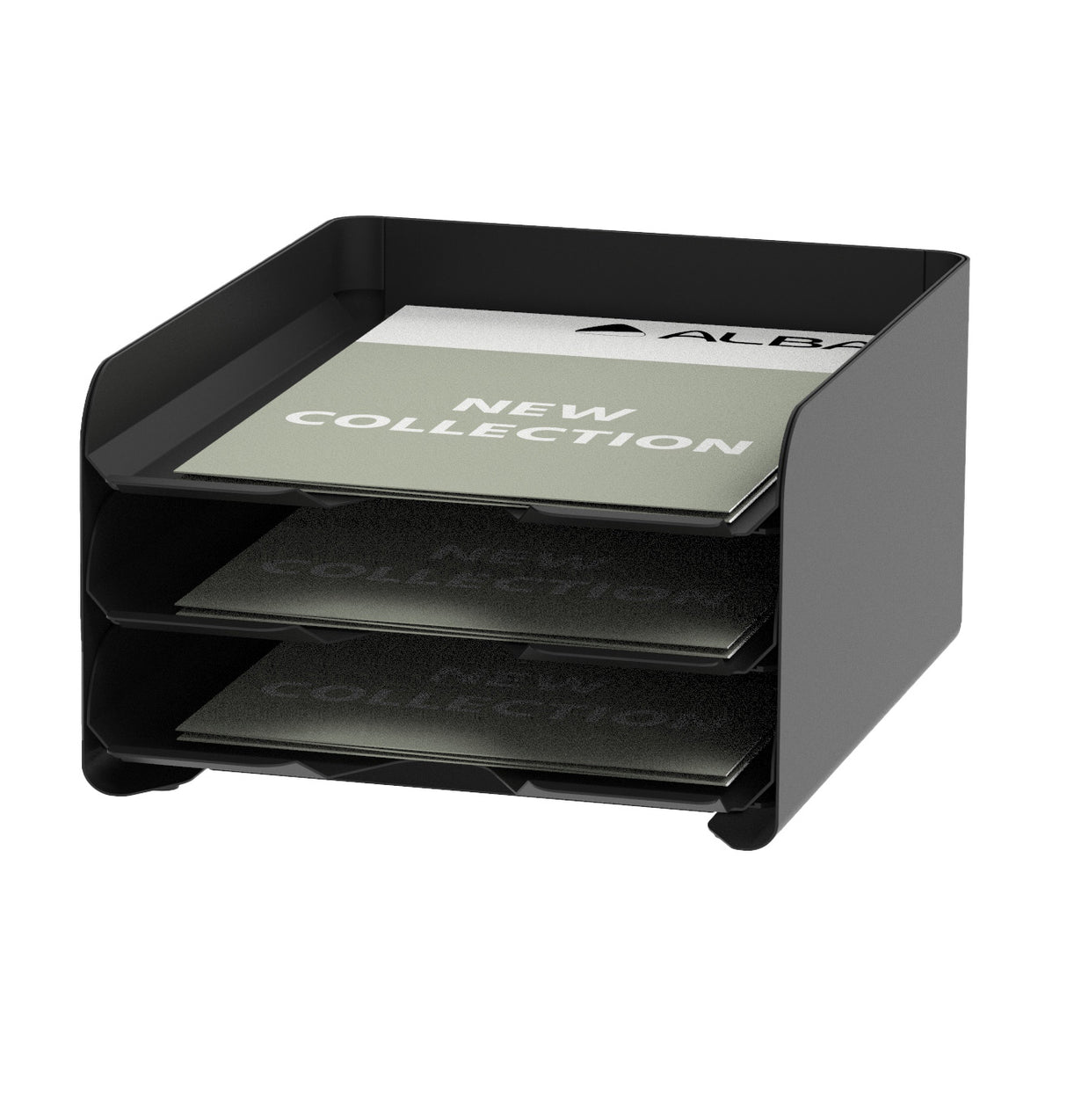 Alba O'desk Metal Storage Module – 3 Pull-Out Drawers