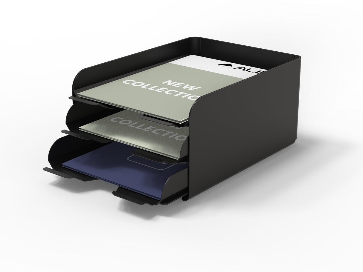 Alba O'desk Metal Storage Module – 3 Pull-Out Drawers
