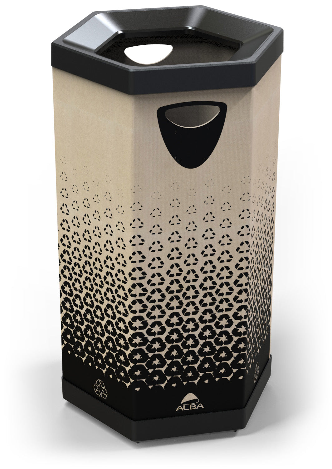 Alba Eco-Friendly Cardboard Sorting & Recycling Bin – 100L