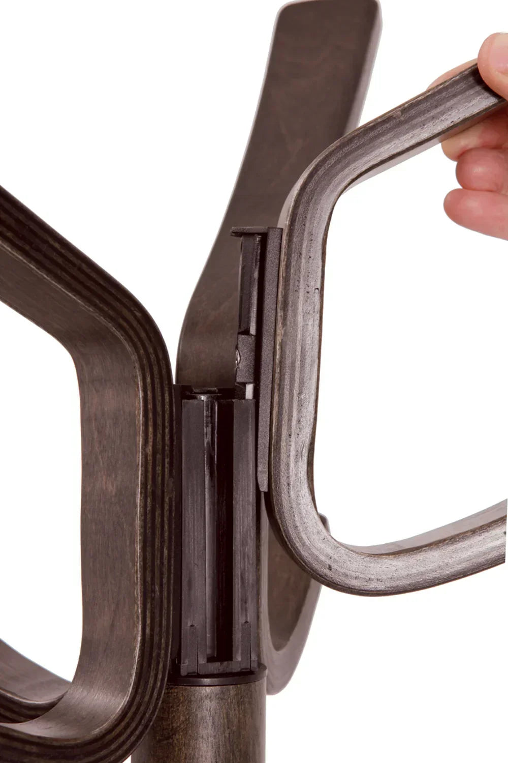 Adjustable standing desk arm with ergonomic design for home or office workspace