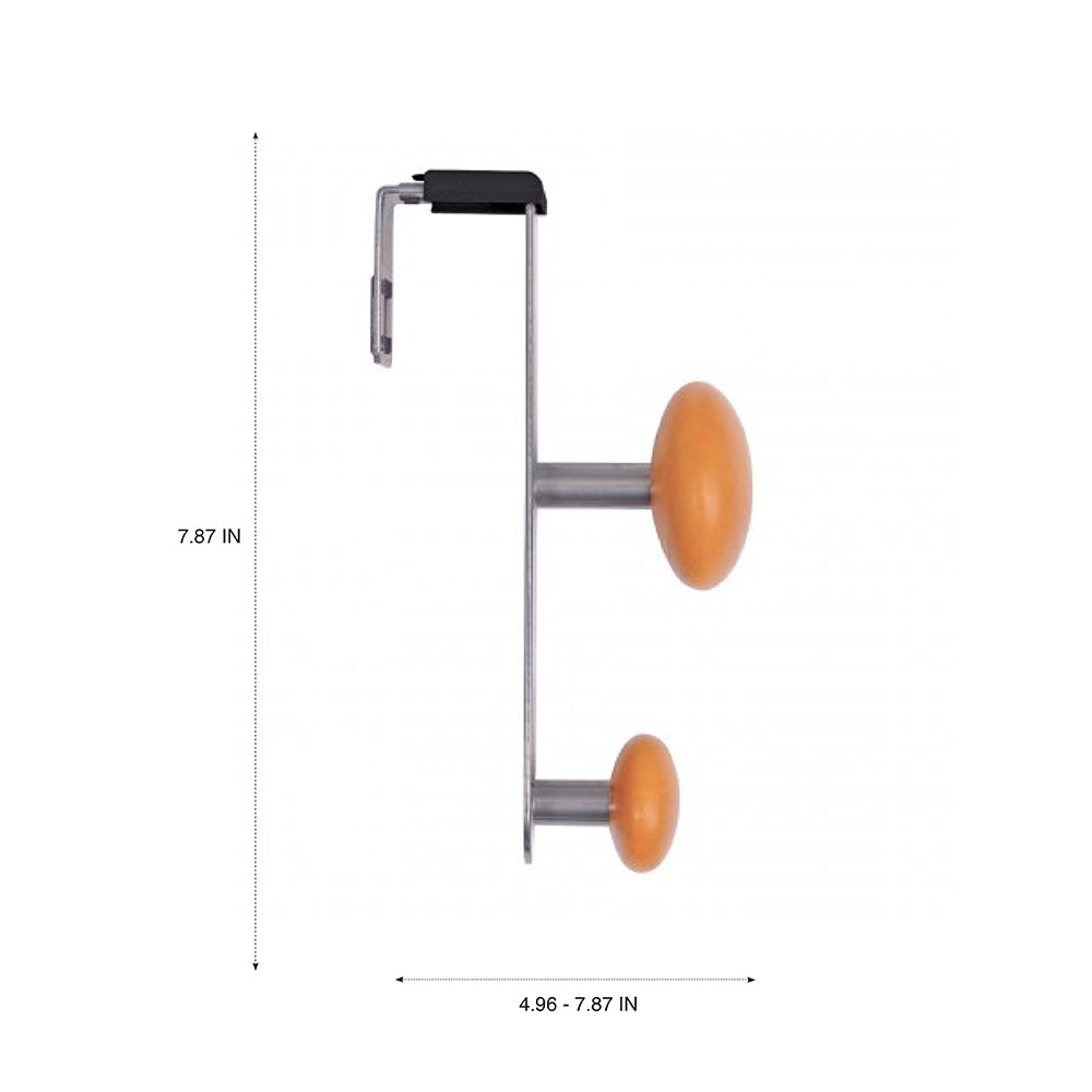 Alba Double Door Mounted Coat Peg