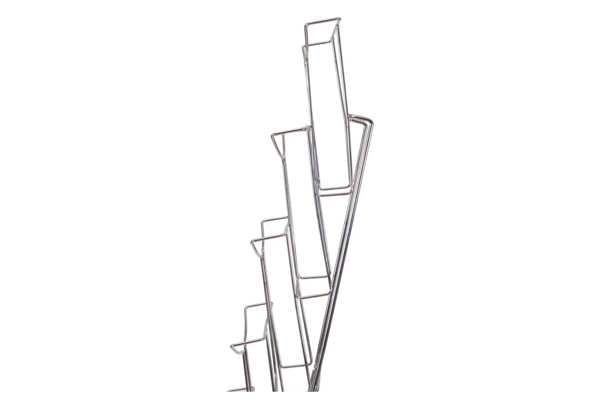 Alba Floor Standing Literature Display with 7 Compartments