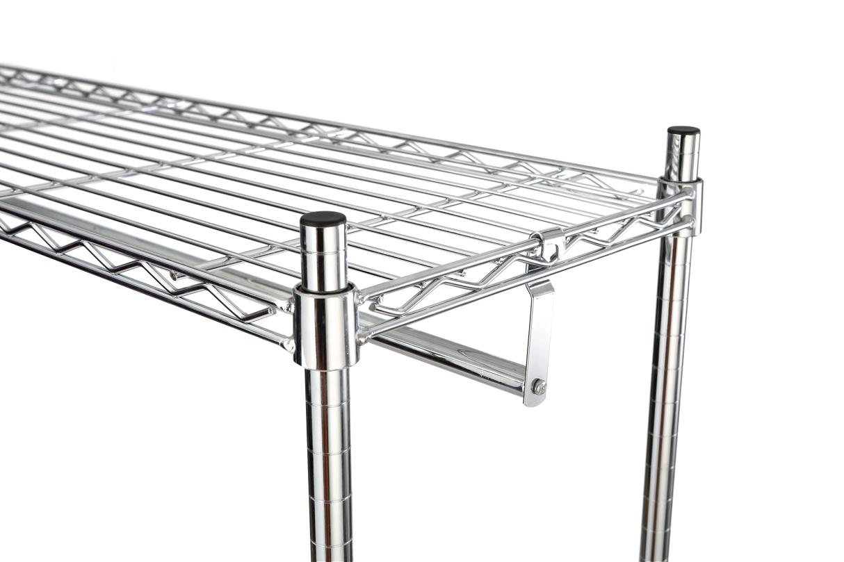Alba Mobi Mobile Garment Rack with Shelves