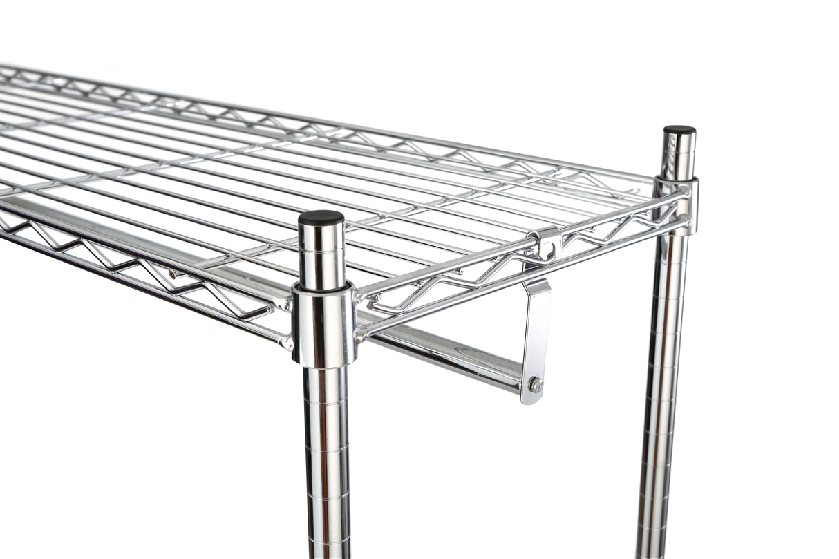 Alba Mobi Mobile Garment Rack with Shelves