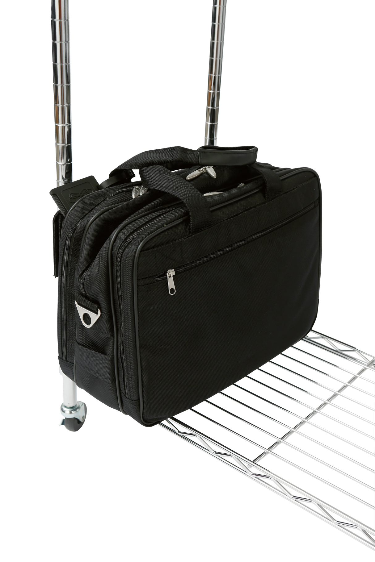 Alba Mobi Mobile Garment Rack with Shelves
