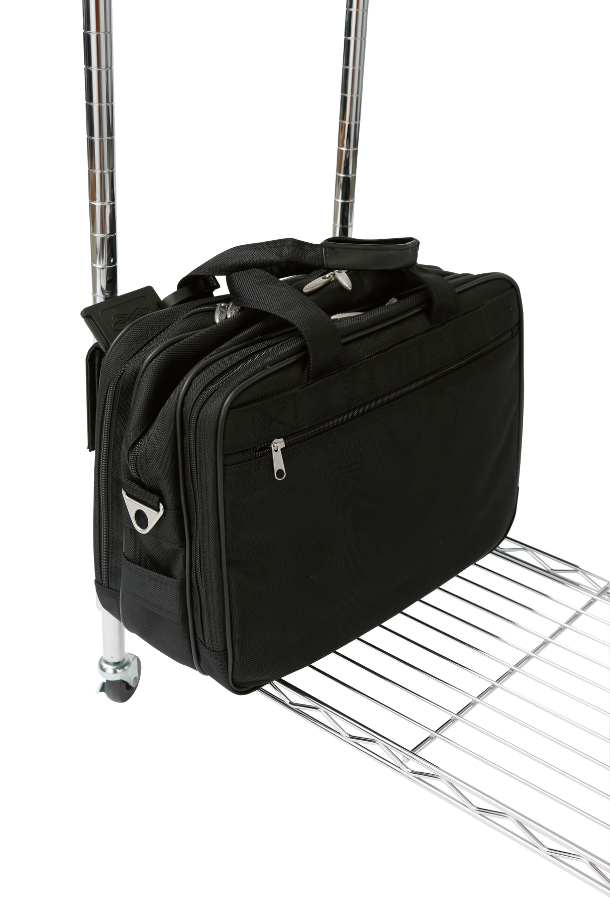 Alba Mobi Mobile Garment Rack with Shelves