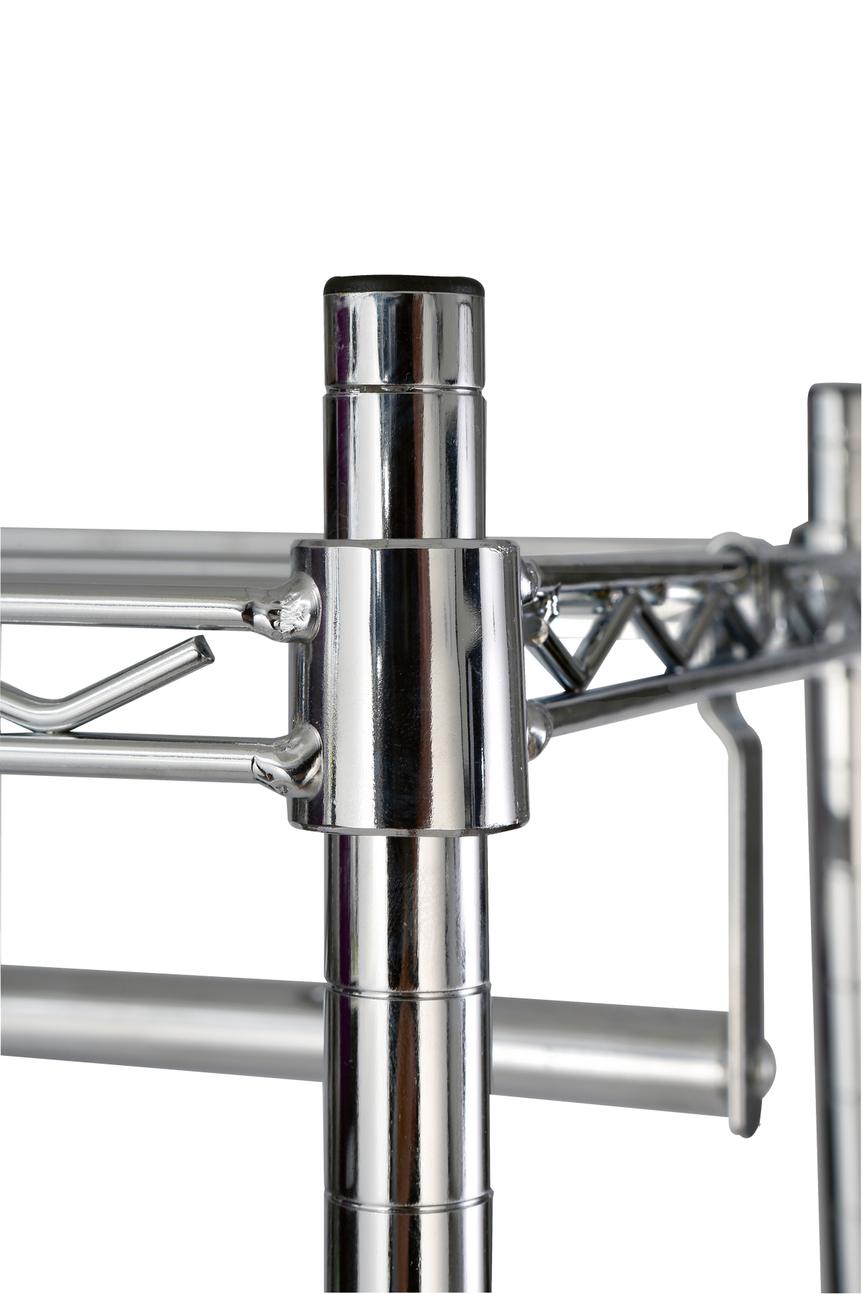 Alba Mobi Mobile Garment Rack with Shelves