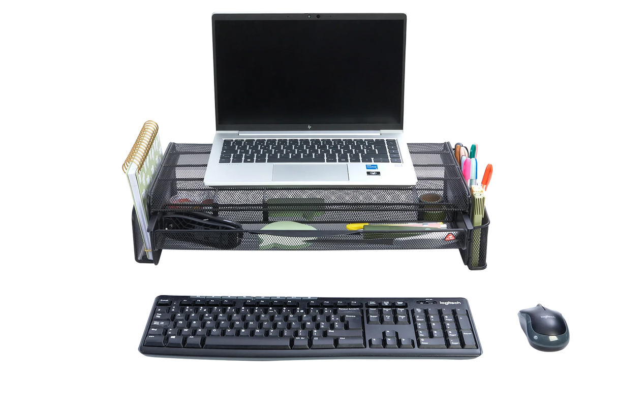 Alba Monitor Stand with Office Desk Organizer