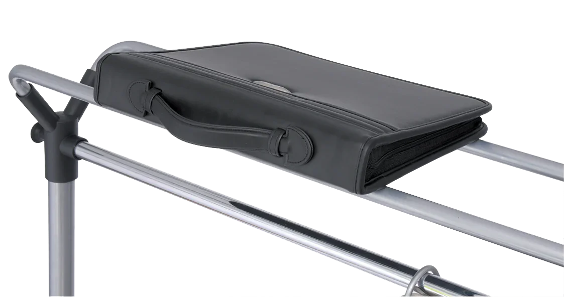 Alba Pro Mobile Garment Rack with 3 Hangers