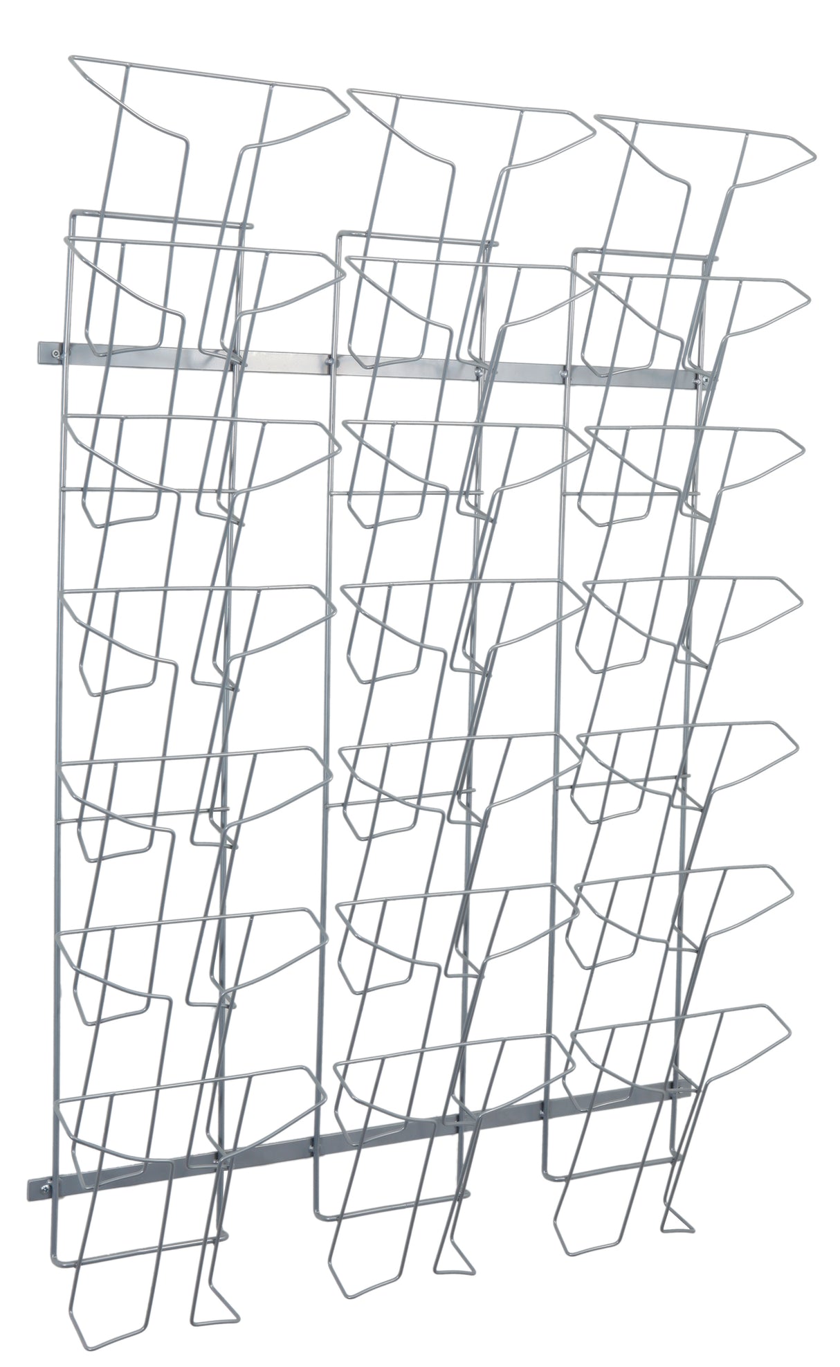 Alba Wall Mounted Literature Display with 21 Compartments