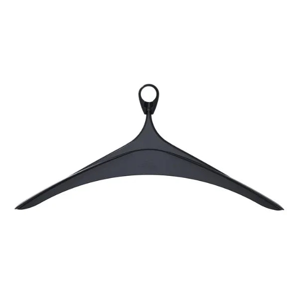 Alba anti-theft durable black ABS plastic clothes hanger