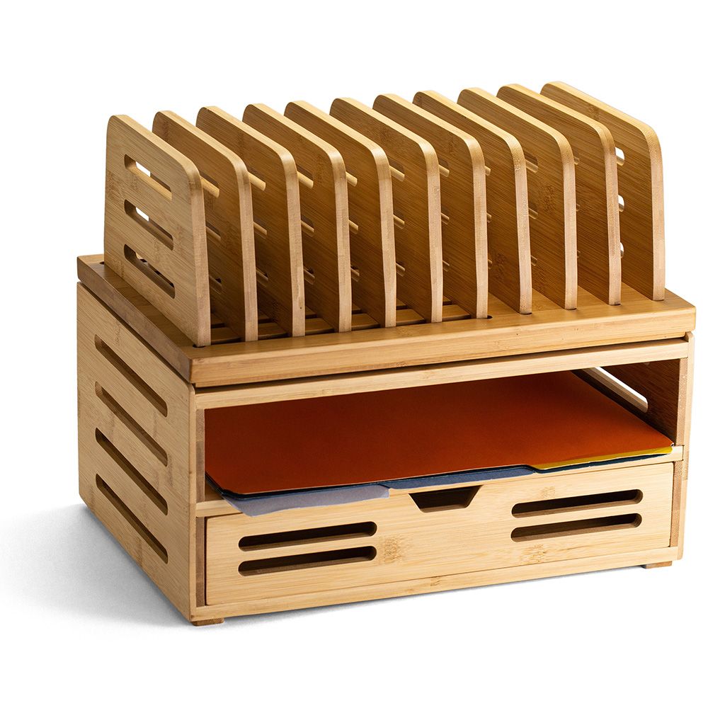 Bamboo Organizer with Drawer
