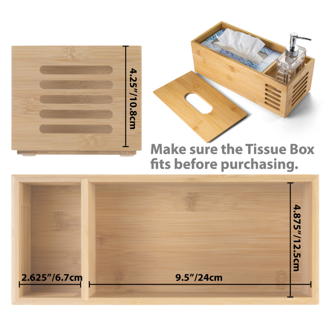 Bamboo Tissue Box