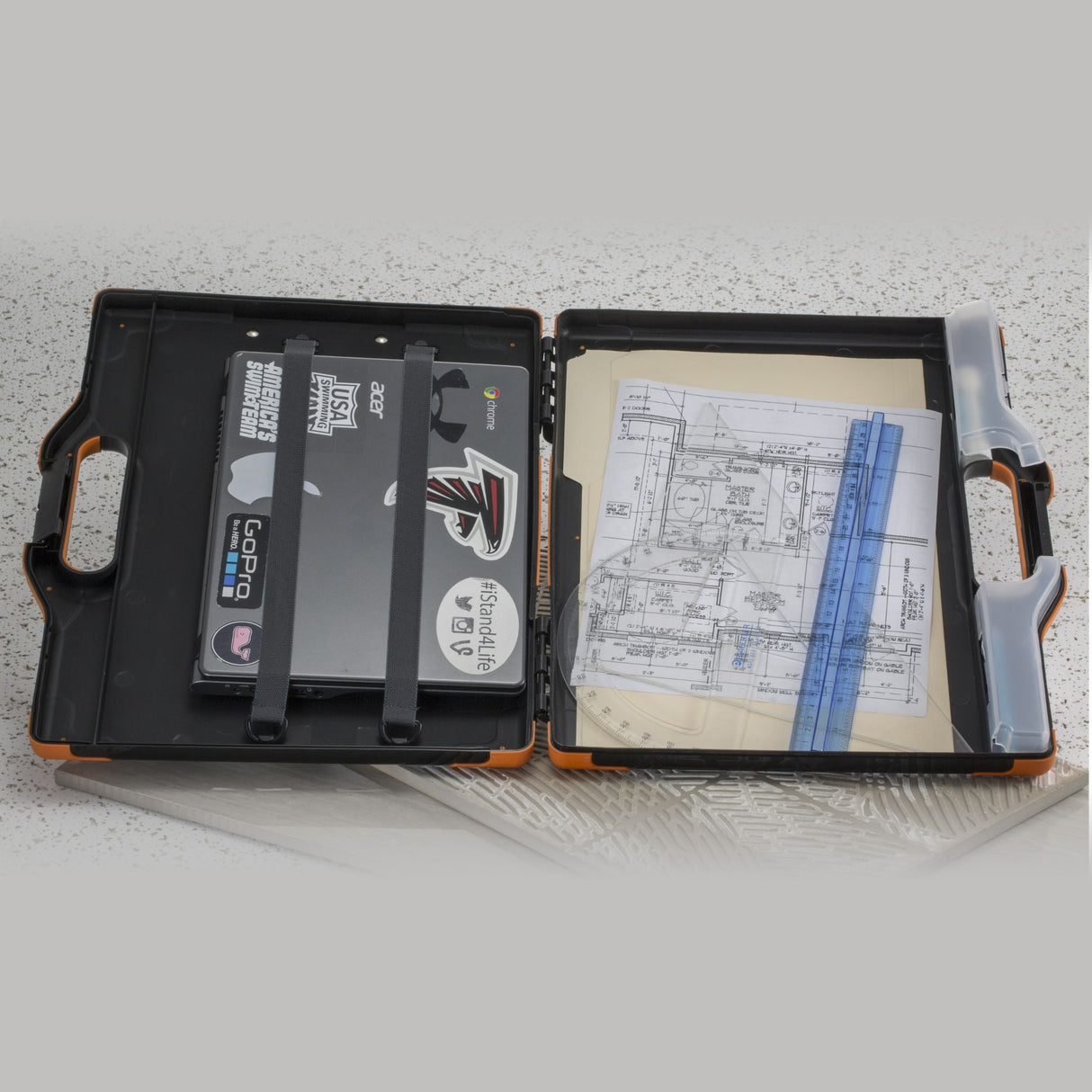 Carry-All Clipboard Storage Box
