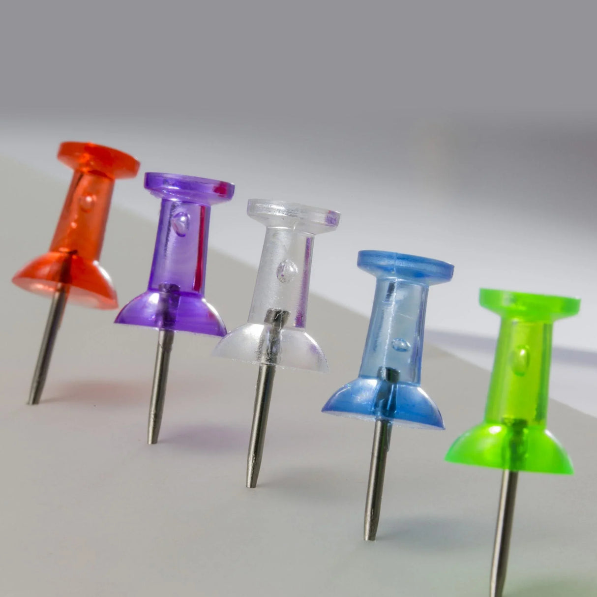 Clips and Fasteners - Push Pins, Translucent
