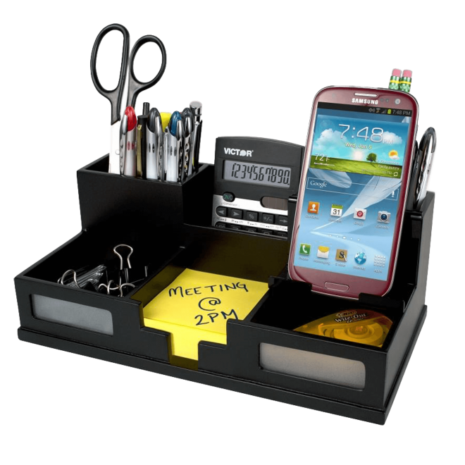 Desk Organizer with Smart Phone Holder™