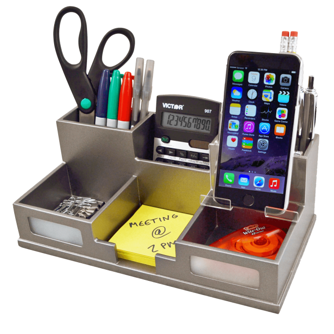 Desk Organizer with Smart Phone Holder™