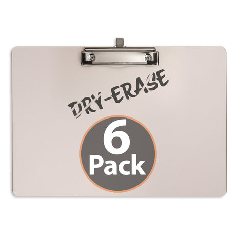 Dry Erase Clipboard with Side Clip