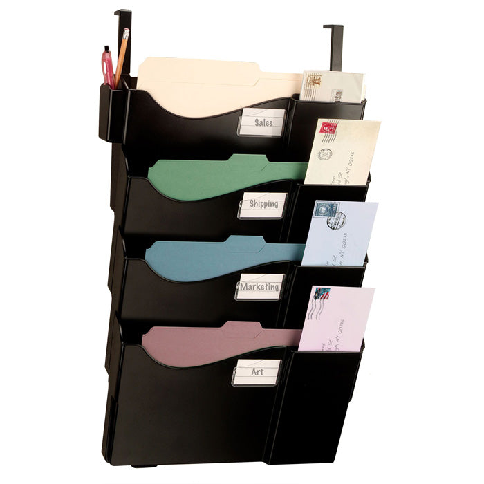 Officemate® 4-Pocket Grande Central Filing System With Partition Hangers
