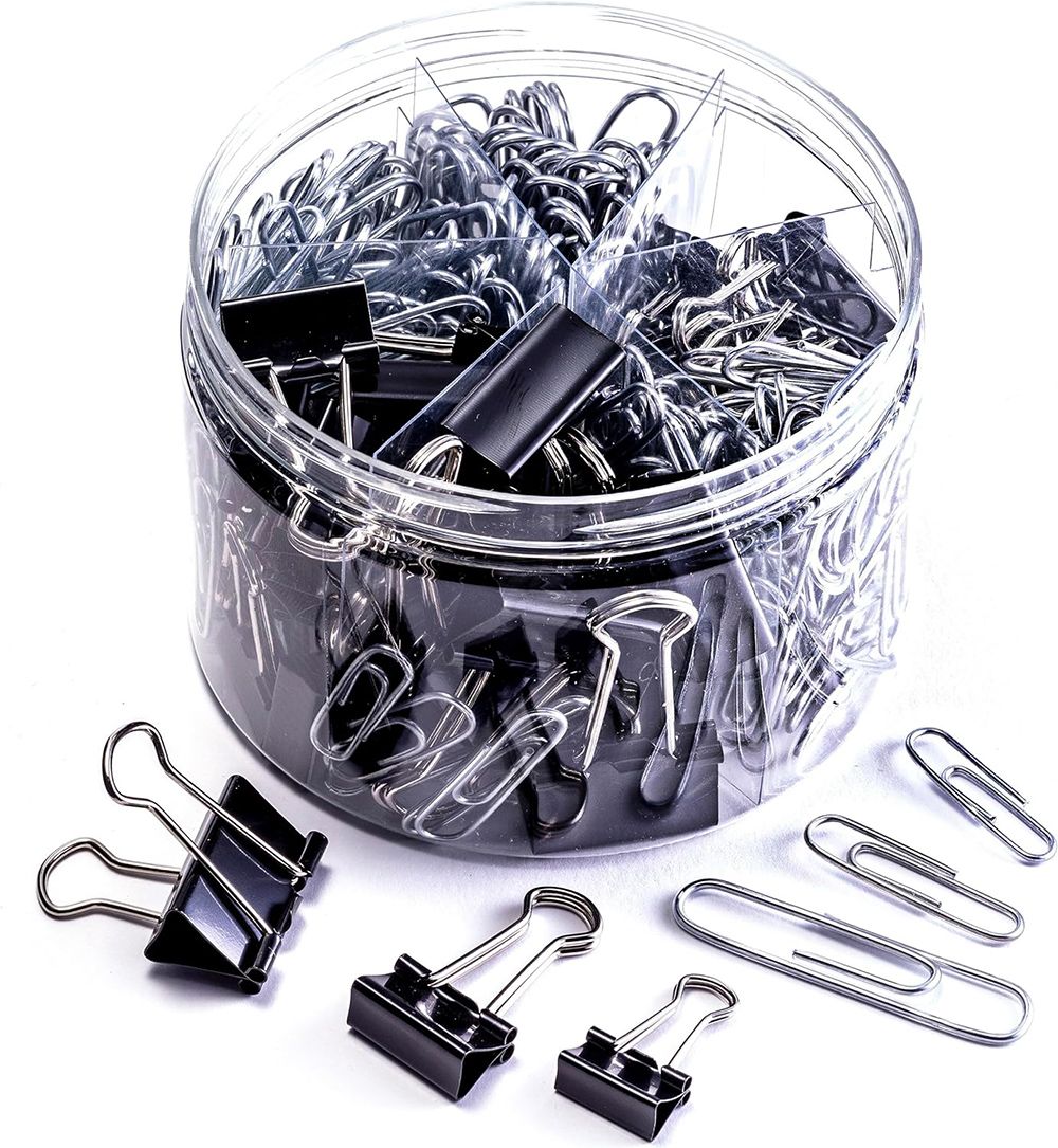 Officemate® Assorted Paper and Binder Clips