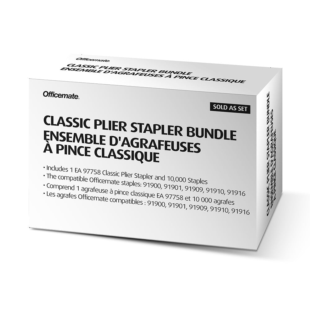 Officemate® Classic Plier Stapler Bundle