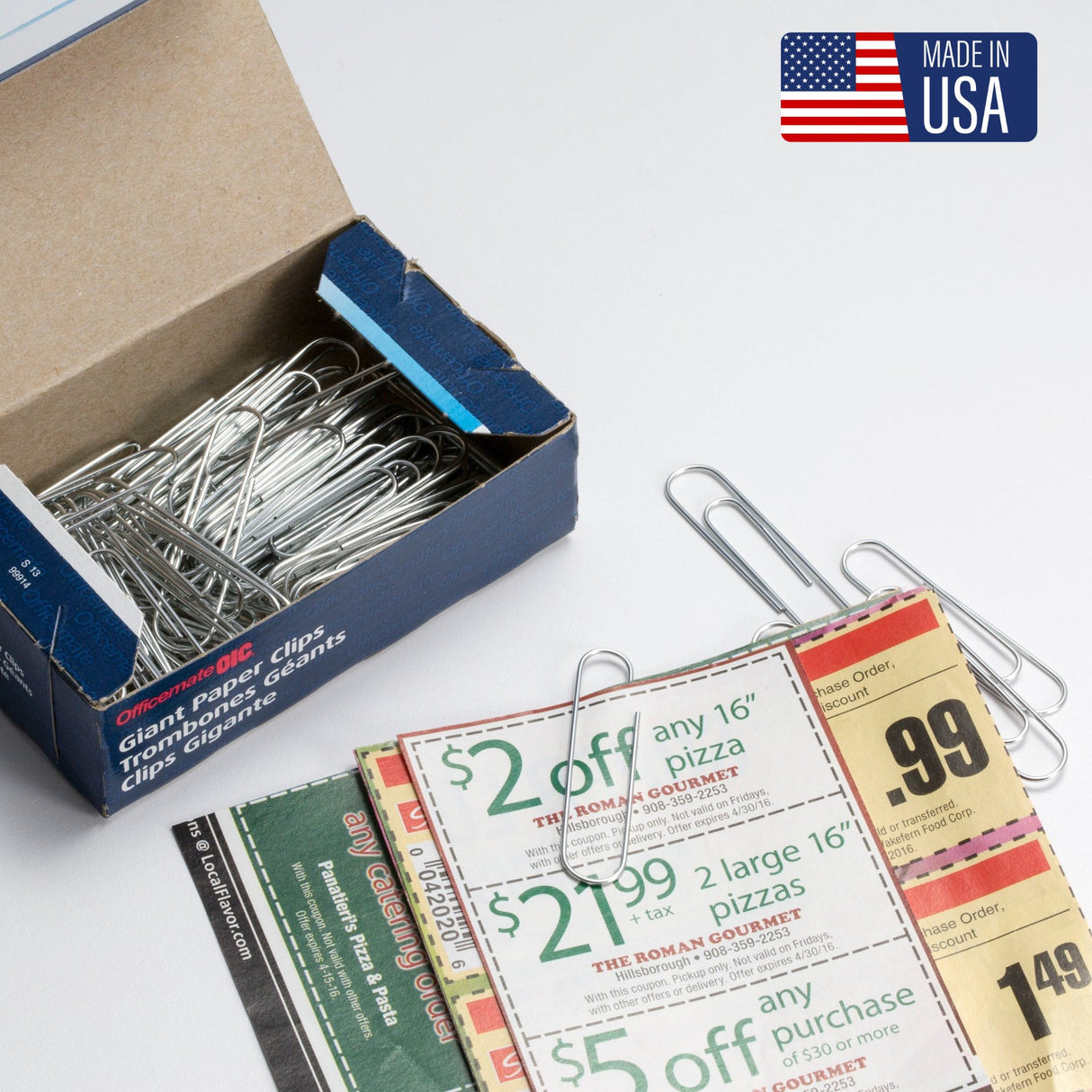 Officemate® Giant Paper Clips