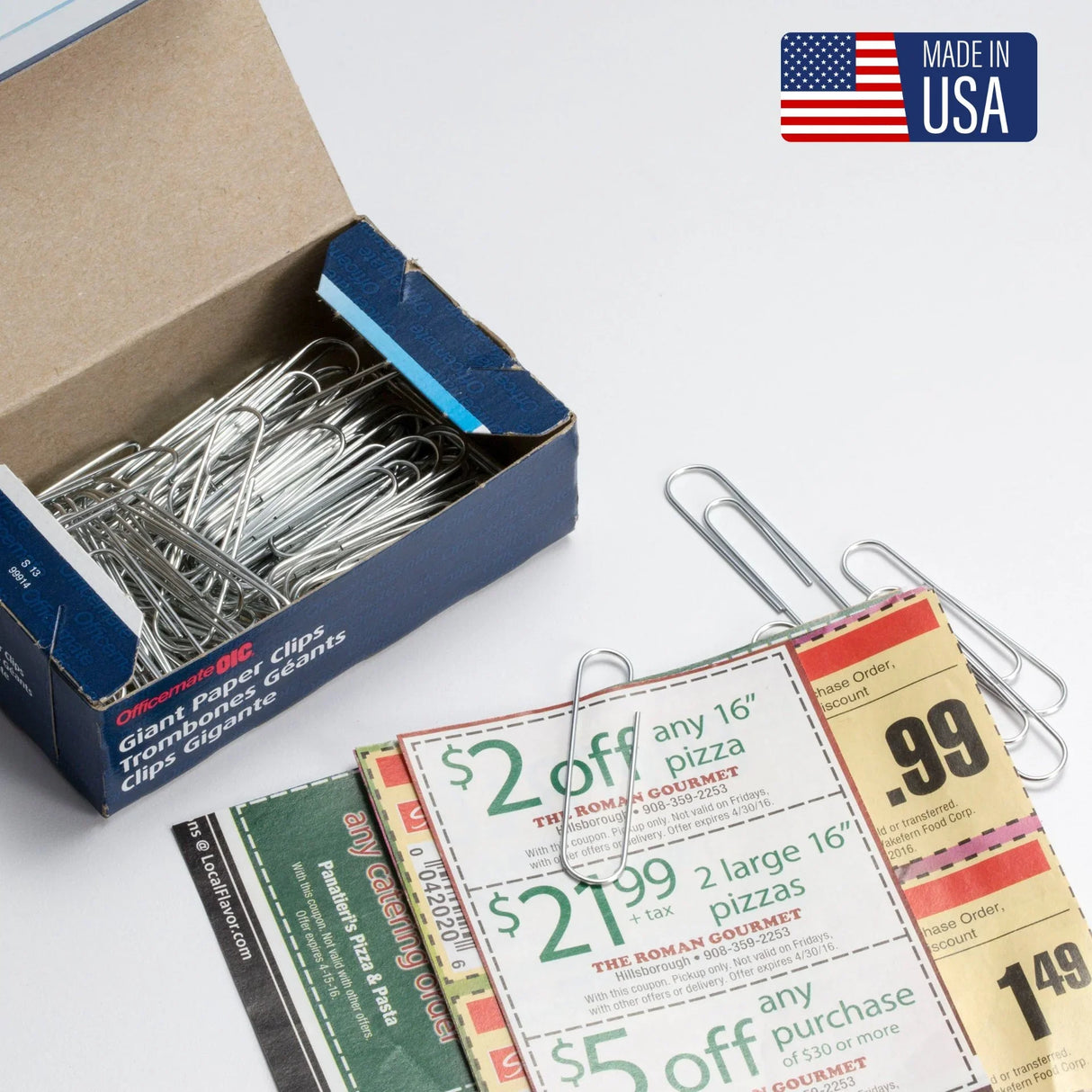 Officemate® Giant Paper Clips