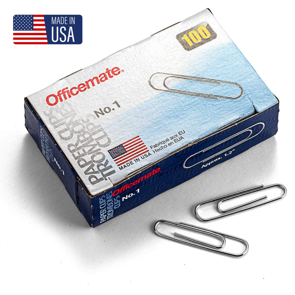 Officemate® Large Paper Clips