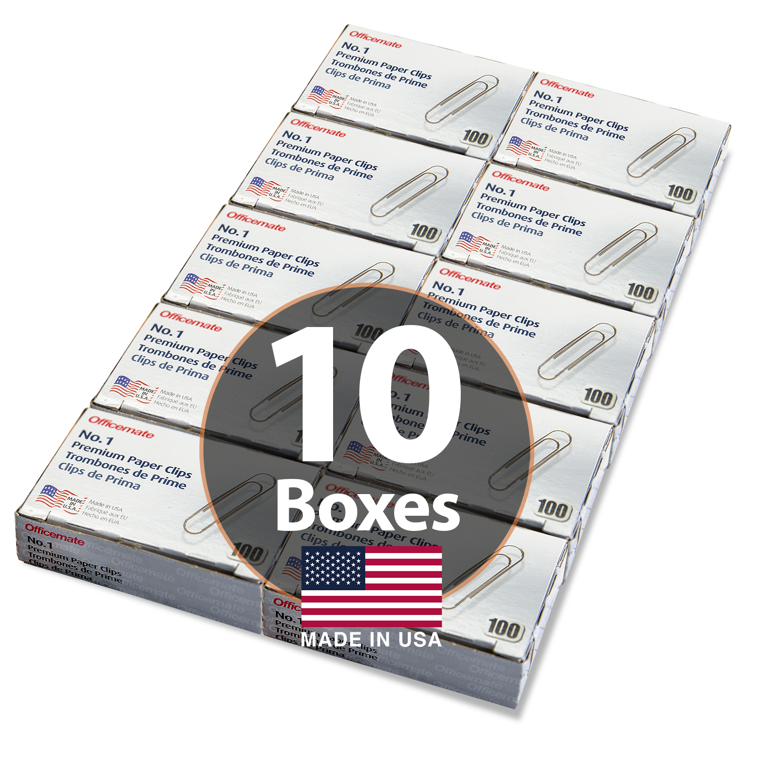 Officemate® Premium Large Paper Clips