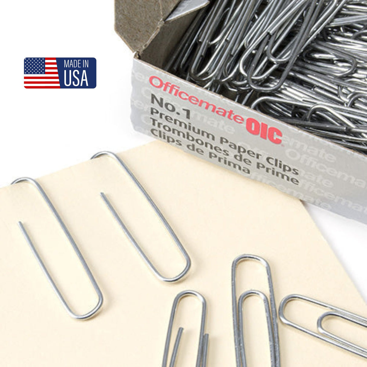 Officemate® Premium Large Paper Clips