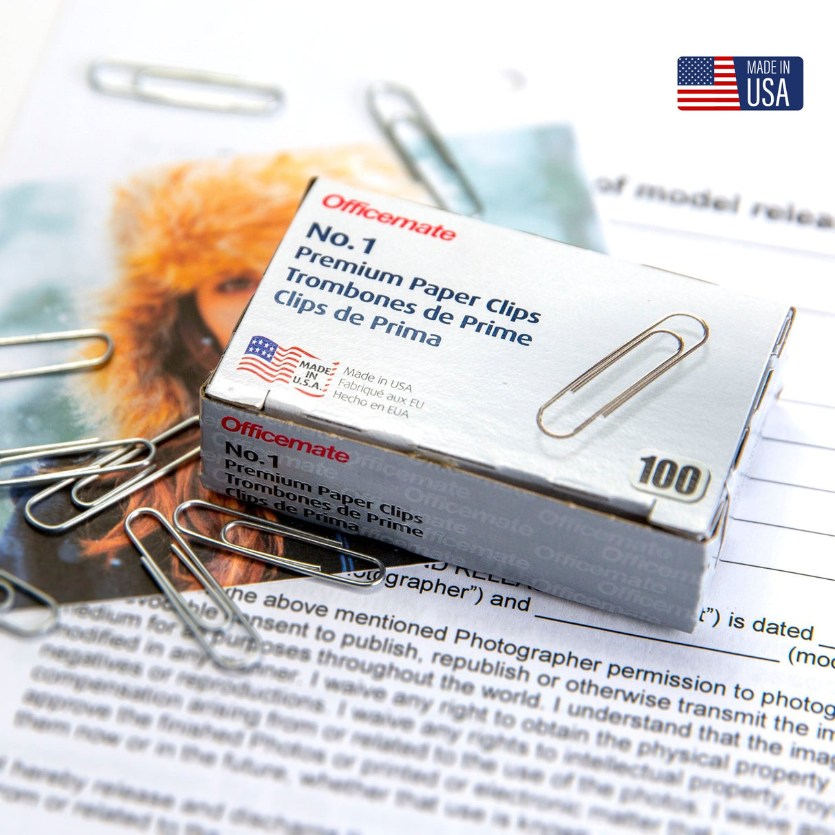 Officemate® Premium Large Paper Clips