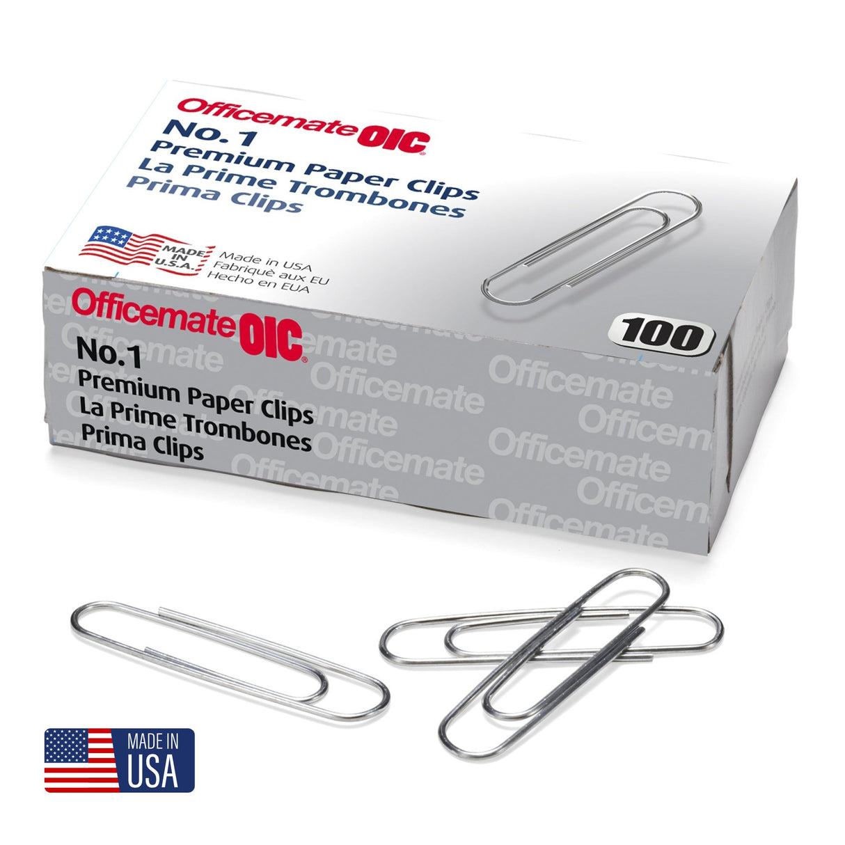 Officemate® Premium Large Paper Clips