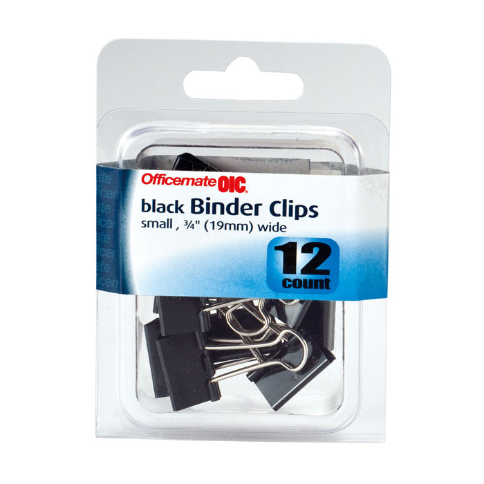 Officemate® Small Binder Clips - Small, Black