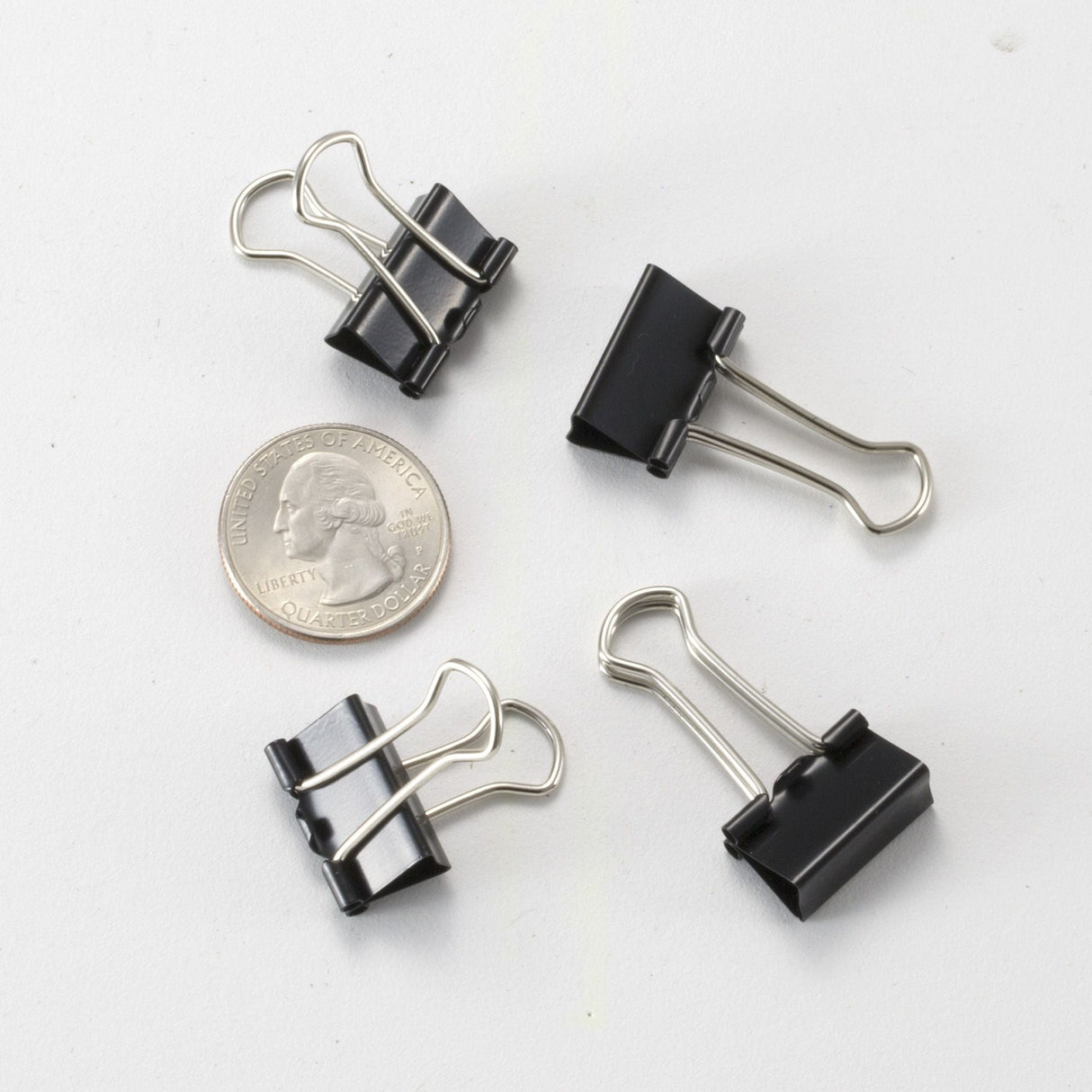 Officemate® Small Black Binder Clips