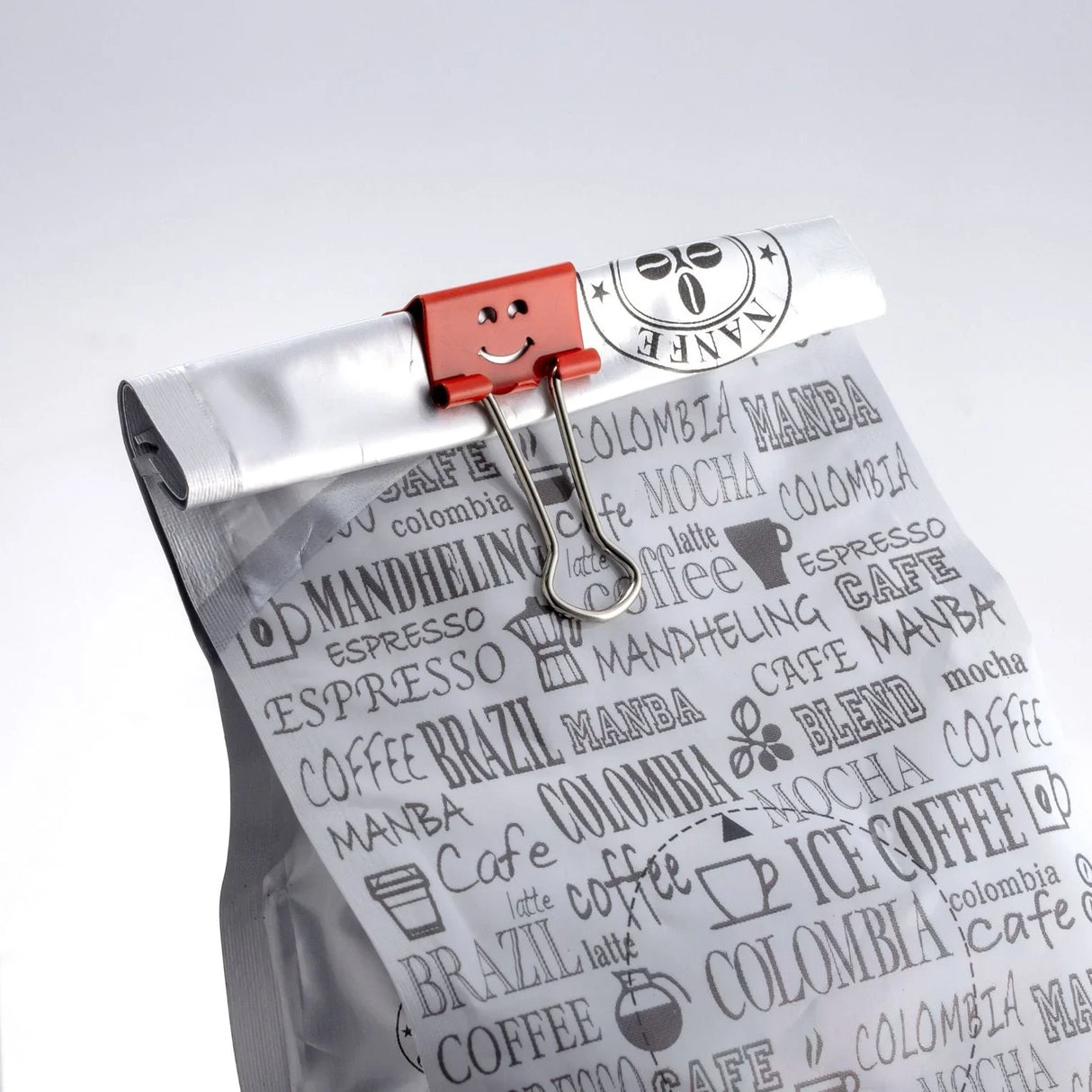 Officemate® Smiling Face Binder Clips - Small