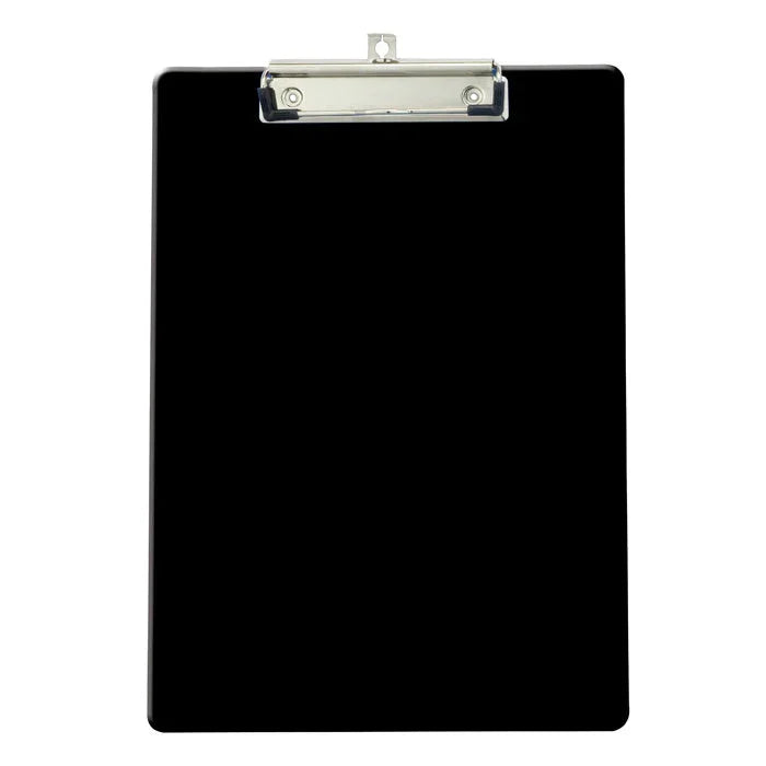 Recycled Plastic Clipboard, Black
